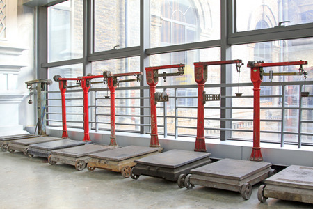 pump scale, closeup of photoの写真素材