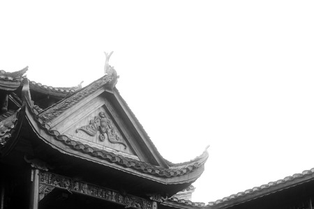 Phoenix County, April 15: Ancient architecture landscape on April 15, 2012, Phoenix County, Hunan...