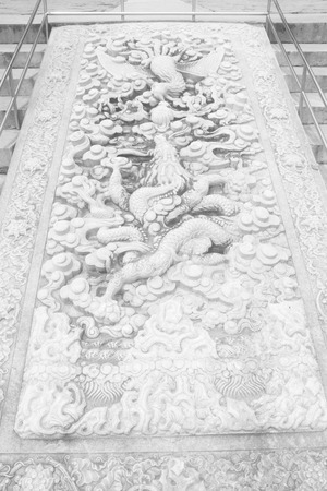 Stone carvings works in the Eastern Royal Tombs of the Qing Dynasty on May 13, 2012, Zunhua City, Hebei Province, china.のeditorial素材