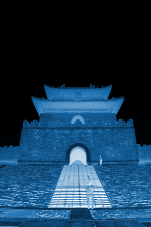 Zunhua, May 13: Chinese ancient architecture landscape in the Eastern Royal Tombs of the Qing Dynasty on May 13, 2012, Zunhua City, Hebei Province, china.のeditorial素材