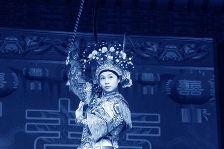 Phoenix County, April 15: Ancient stage on April 15, 2012, Phoenix County, Hunan Province, Chinaのeditorial素材