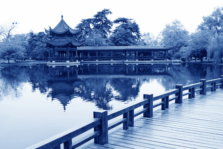ancient Chinese traditional architectural landscape, south chinaの写真素材