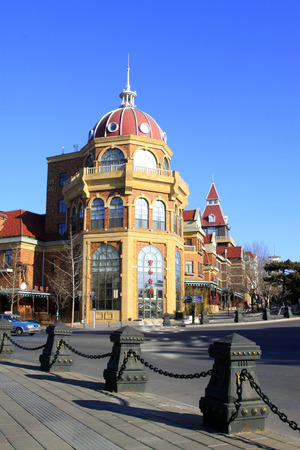 QINHUANDAO CITY - DECEMBER 6: Beidaihe city scenery, on december 6, 2014, Qinhuangdao City, Hebei Province, Chinaのeditorial素材