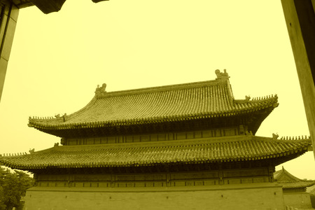 Zunhua, May 13: Royal Palace landscape architecture in the Eastern Royal Tombs of the Qing Dynasty on May 13, 2012, Zunhua City, Hebei Province, china.のeditorial素材