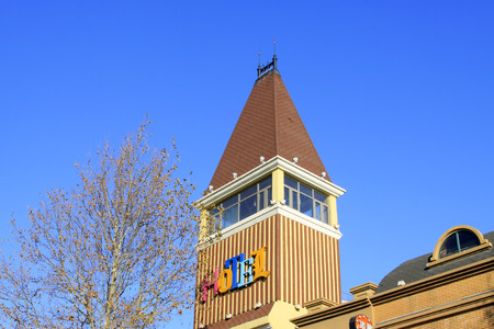 spire building under blue skyのeditorial素材