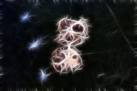 Color design pattern, computer generated images, closeup of photoの写真素材