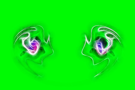 Color design pattern, computer generated images, closeup of photoの写真素材