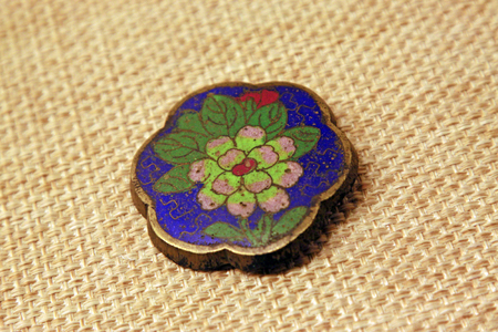 ancient Chinese traditional arts and crafts - Saddle adornment, closeup of photoのeditorial素材