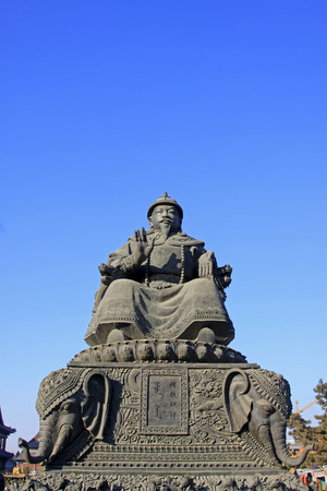 Hohhot City - February 6: Khan Alatan sculpture in the Dazhao Lamasery, on February 6, 2015, Hohhot city, Inner Mongolia autonomous region, Chinaのeditorial素材