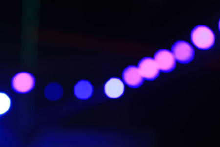 stage lights and fuzzy imageの写真素材