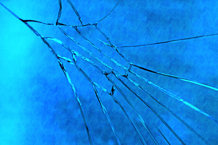 broken glass, closeup of photo