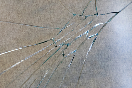 broken glass, closeup of photo