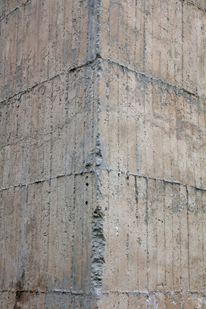 Concrete in the corner, closeup of photoの写真素材