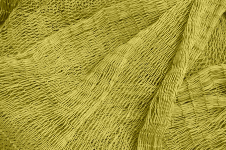 Nylon fishing nets in a market, closeup of photoの写真素材