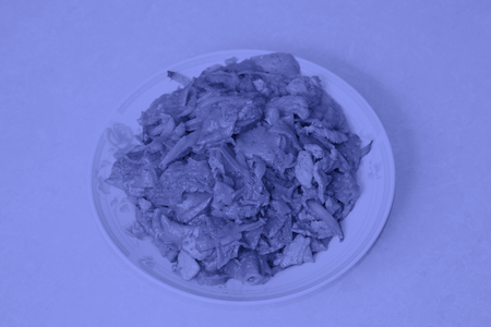 Chinese traditional flavor dishes, Fried Ge Cha, closeup of photoの写真素材