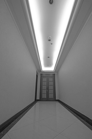 hotel corridor door, closeup of photoのeditorial素材