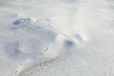 Sea ice natural landscape