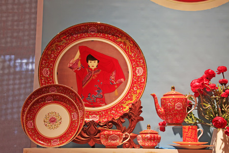 Chinese ceramic arts and craftsのeditorial素材