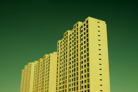 Building under the blue skyのeditorial素材