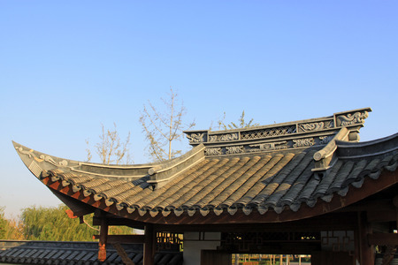 Chinese ancient building eaves