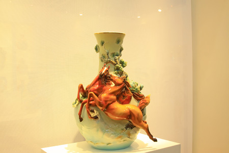 Chinese ceramic arts and craftsのeditorial素材