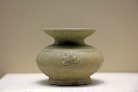 Chinese ancient ceramic wareのeditorial素材