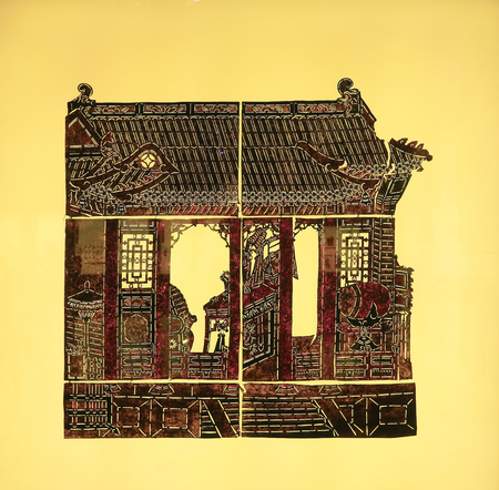 Chinese shadow puppets propのeditorial素材