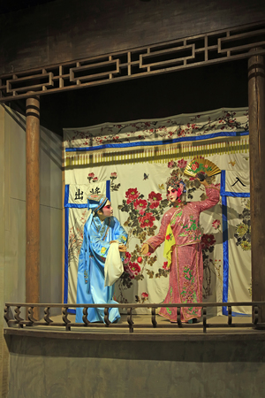 Peking opera stageのeditorial素材