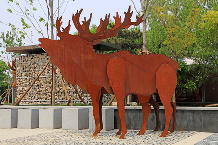 Sika Deer sculptures

の写真素材
