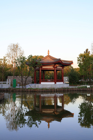 Ancient Chinese traditional landscape architecture scenery

の写真素材