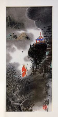 Chinese ancient calligraphic worksのeditorial素材