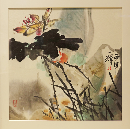 Chinese ancient calligraphic worksのeditorial素材