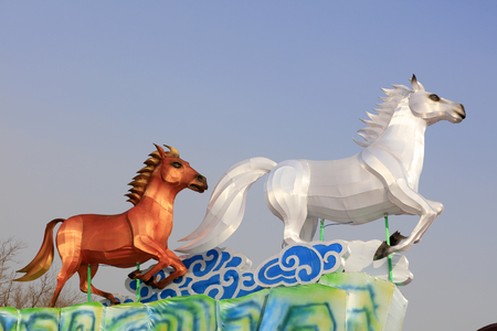Horse style lanternのeditorial素材