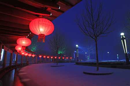 Night at the park, Chinaのeditorial素材