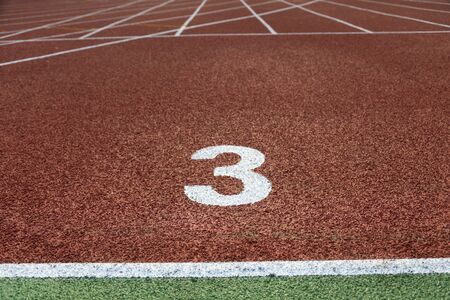 Numbering of plastic runway