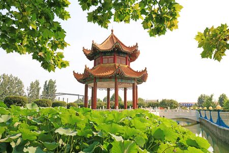 Chinese traditional Pavilion in the park