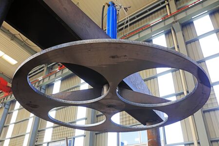 Circular metal partsのeditorial素材