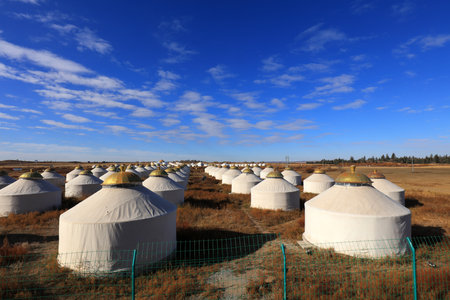 Inner Mongolia Keshiketeng World Geopark yurt