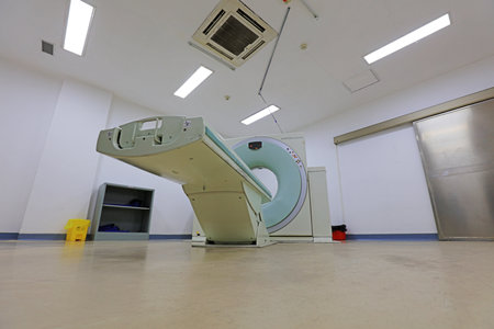 CT (Computed tomography) scanner in hospital laboratory