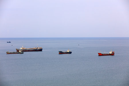 The ship calls at Sanya Bay, Sanya City, South China