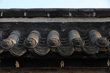 Ancient architecture, eaves, architectural landscape, North China