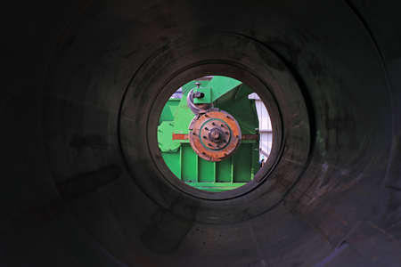 The strip production line is in a public rail company, North Chinaの写真素材