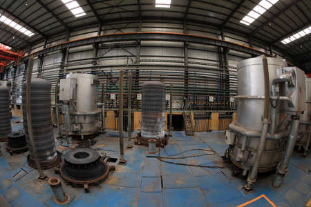 A corner of manufacturing workshop in China