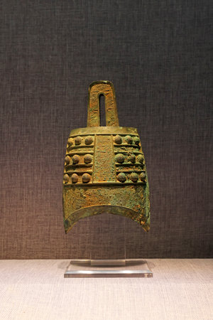 Shijiazhuang, China-October 10, 2018: Chinese soldier sculpture in a museum, Shijiazhuang City, Hebei Province, Chinaのeditorial素材