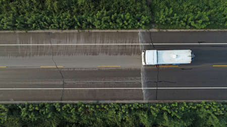 Vehicles and pedestrians on rural roads, North Chinaの写真素材