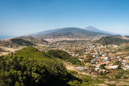 View of the Teide volcano on the island of Tenerife. Canary Islands, Spain.の写真素材