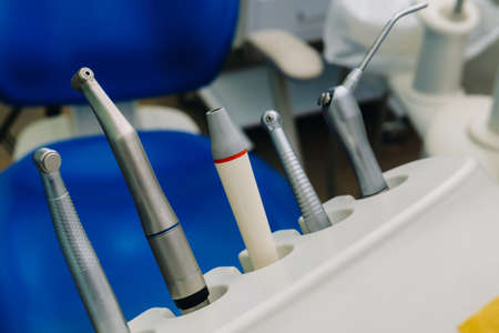a tool for the dentist before working in his office.