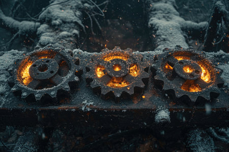 Details The gear is made of metal. Mechanical gears made of steel.の素材