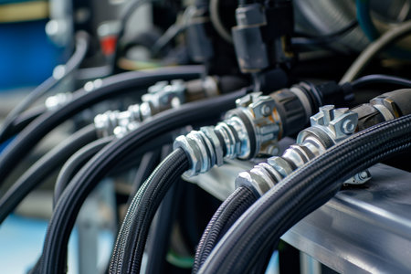 high pressure hose tube for the automotive industry. Hydraulics.の素材