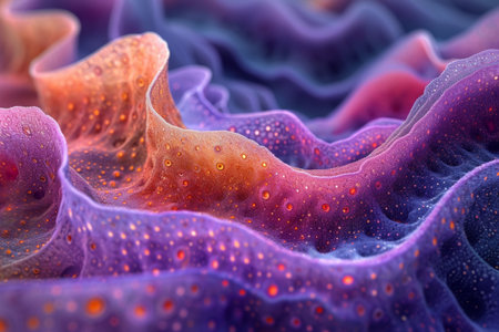 Abstract colorful futuristic texture. Surreal background.の素材